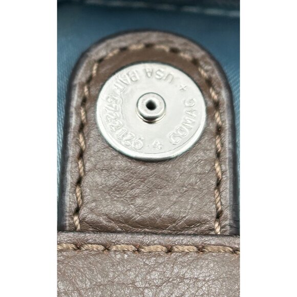 COACH Poppy Signature Glam Tote Women’s Bag Khaki Brown 19966 Retro Designer - Picture 12 of 14